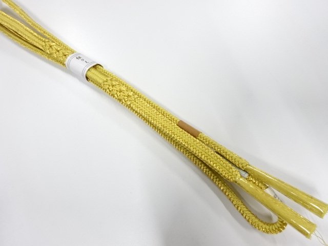 JAPANESE KIMONO / UNUSED KOREI HAND-TIED OBIJIME